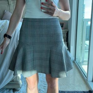 J. Crew size 4 houndstooth circle skirt